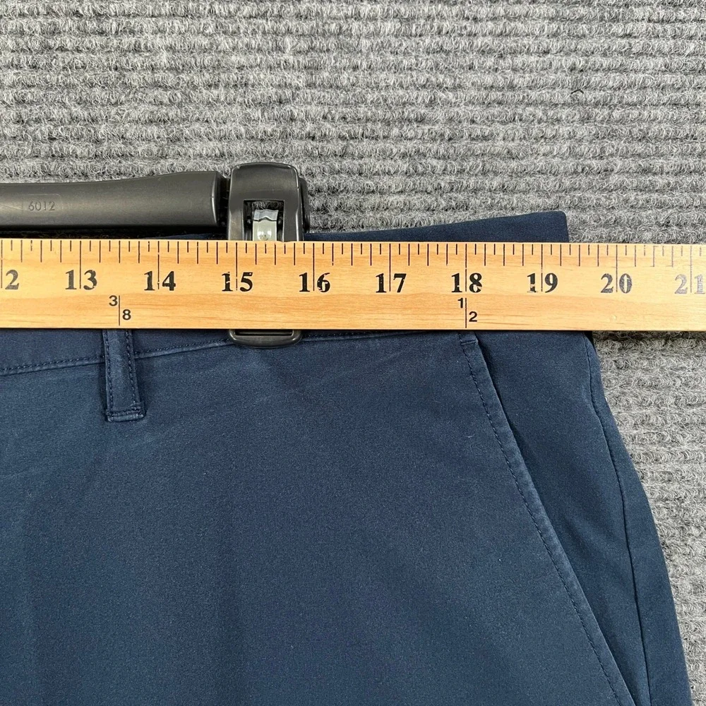 J.Crew Flex Slim Fit Performance Chino Pants Mens 38x30 Navy Blue Workwear Golf